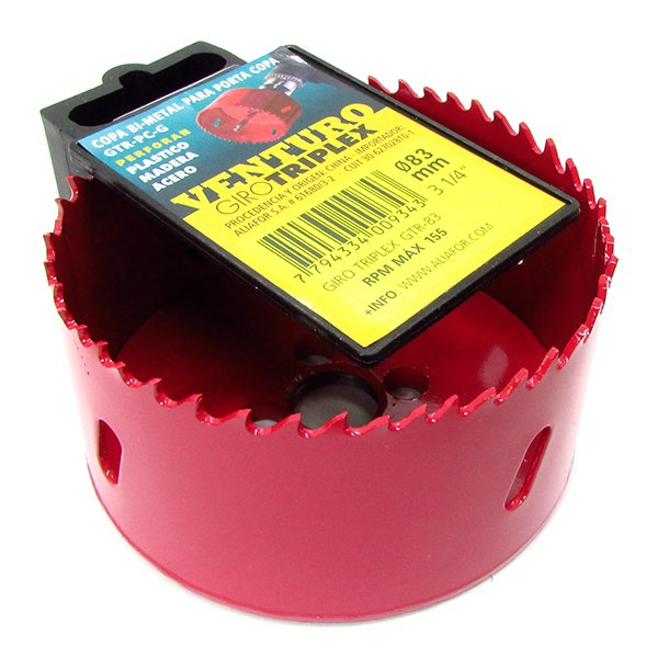 Sierra Copa Bimetal  Ø 83mm Giro Triplex Venturo Aliafor Gtr