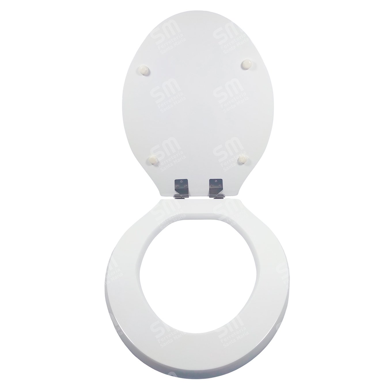 Asiento Madera Blanco Acero Fadas Domani 98