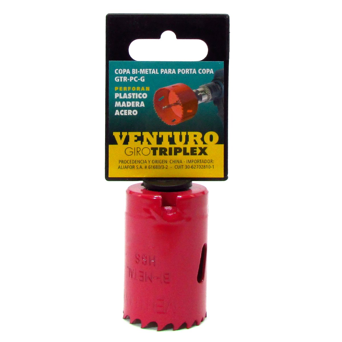 Sierra Copa Bimetal  Ø 30mm Giro Triplex Venturo Aliafor Gtr