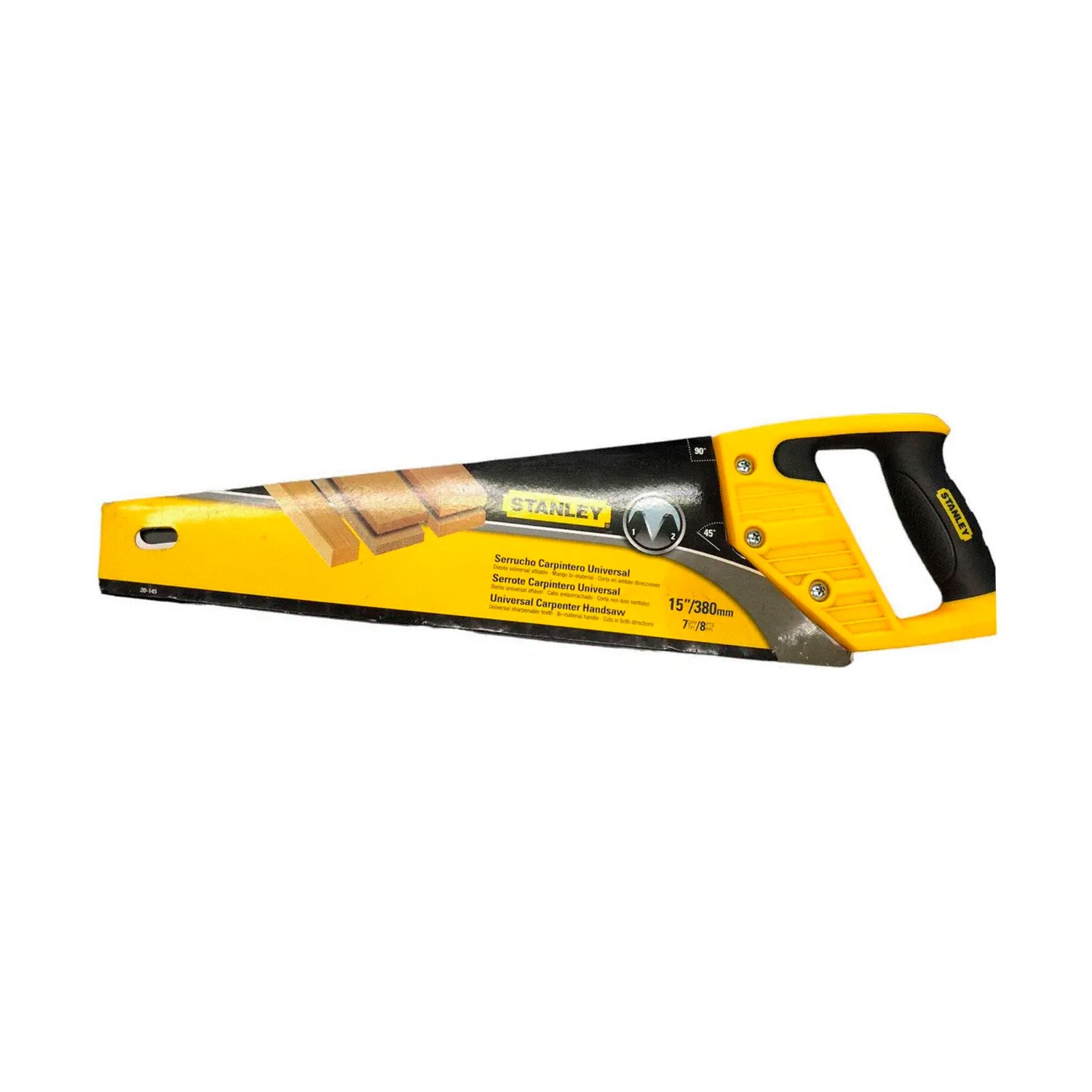 Serrucho Carpintero Universal 15pulg 38cm Stanley 20-145