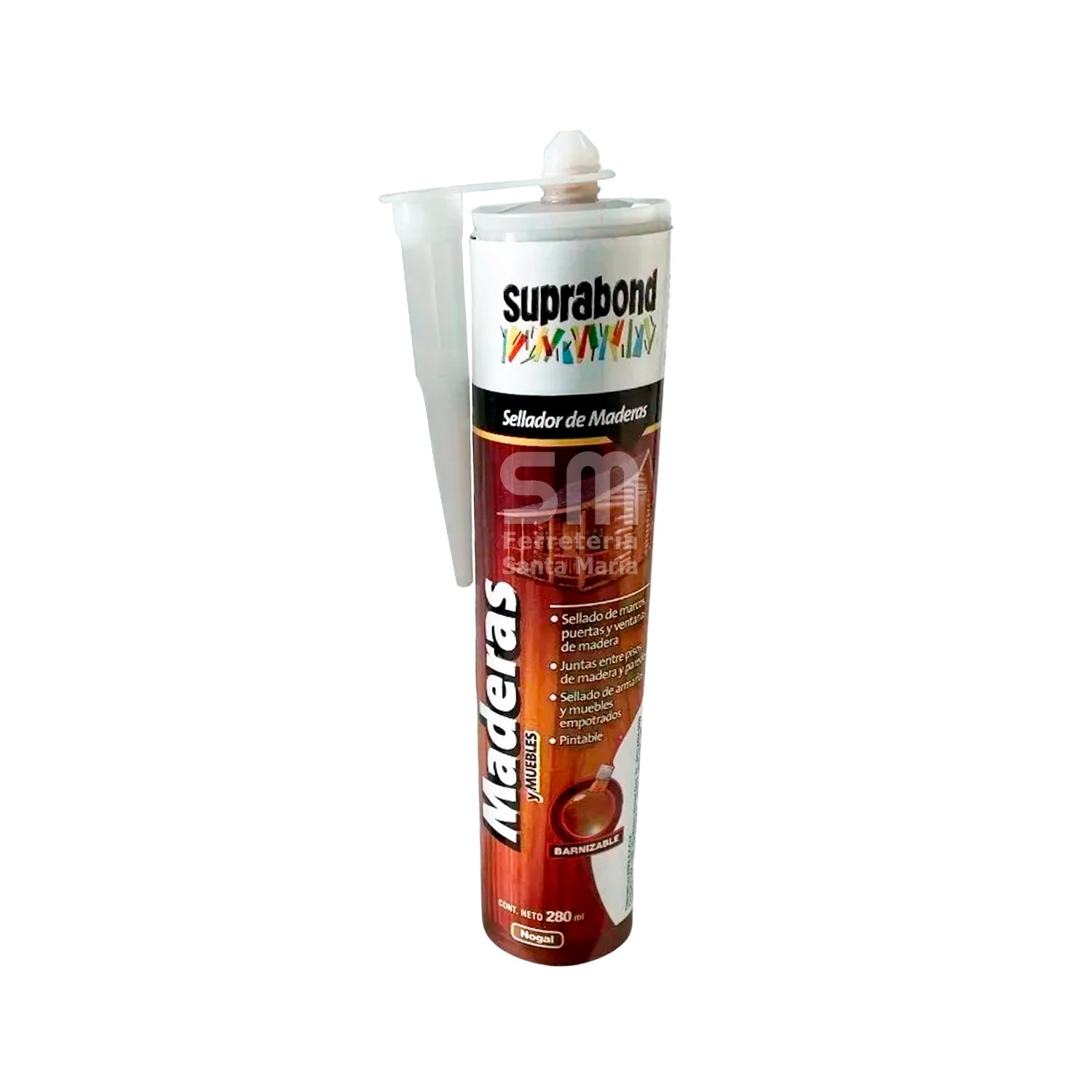 Sellador Acrilico Pintable Madera Pino Suprabond X 280ml
