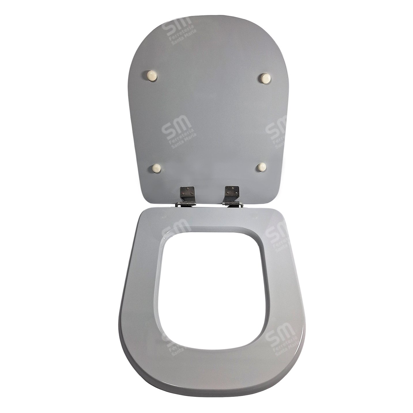 Asiento Fadas Gris para Inodoro Bari