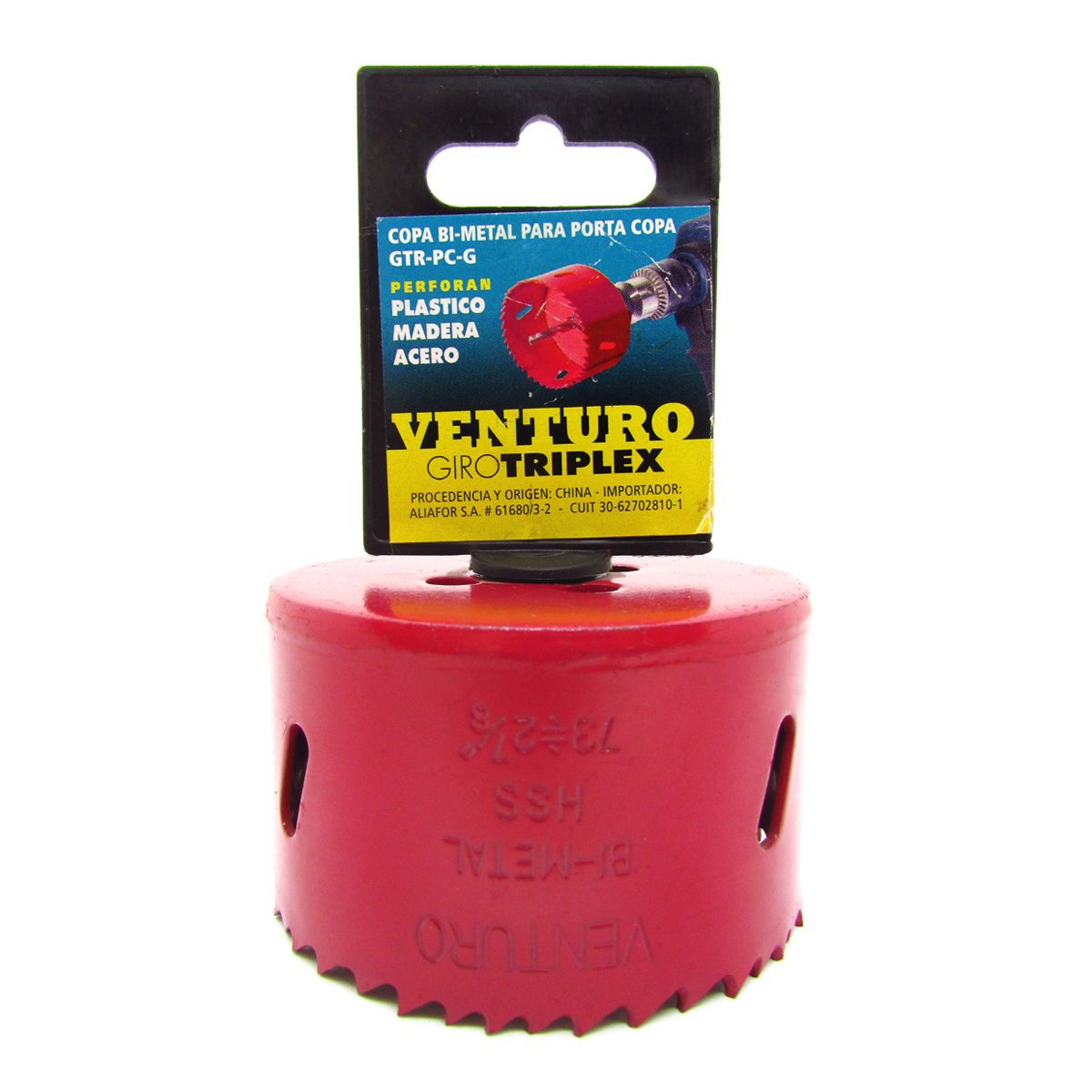 Sierra Copa Bimetal  Ø 73mm Giro Triplex Venturo Aliafor Gtr
