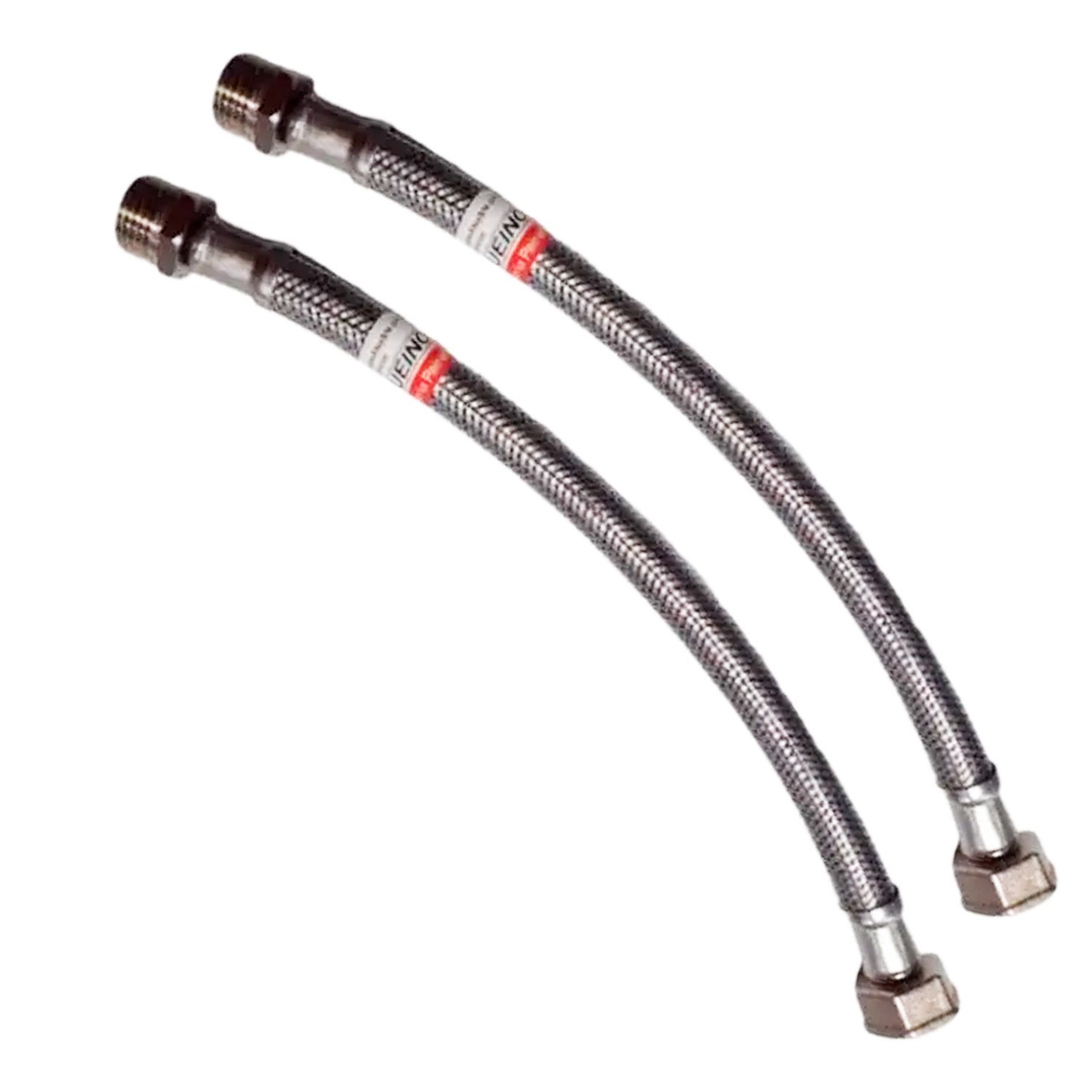 Combo X 2 Flexible Mallado Agua 1/2 X 50cm Queinox Peirano