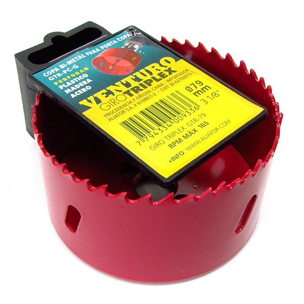 Sierra Copa Bimetal  Ø 79mm Giro Triplex Venturo Aliafor Gtr