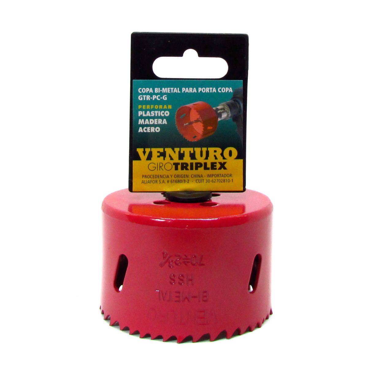 Sierra Copa Bimetal  Ø 70mm Giro Triplex Venturo Aliafor Gtr