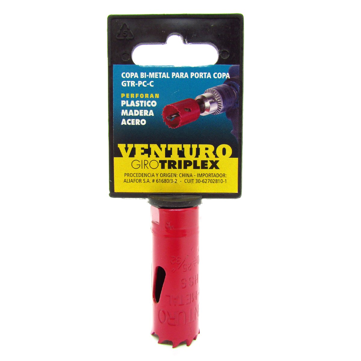 Sierra Copa Bimetal  Ø 19mm Giro Triplex Venturo Aliafor Gtr