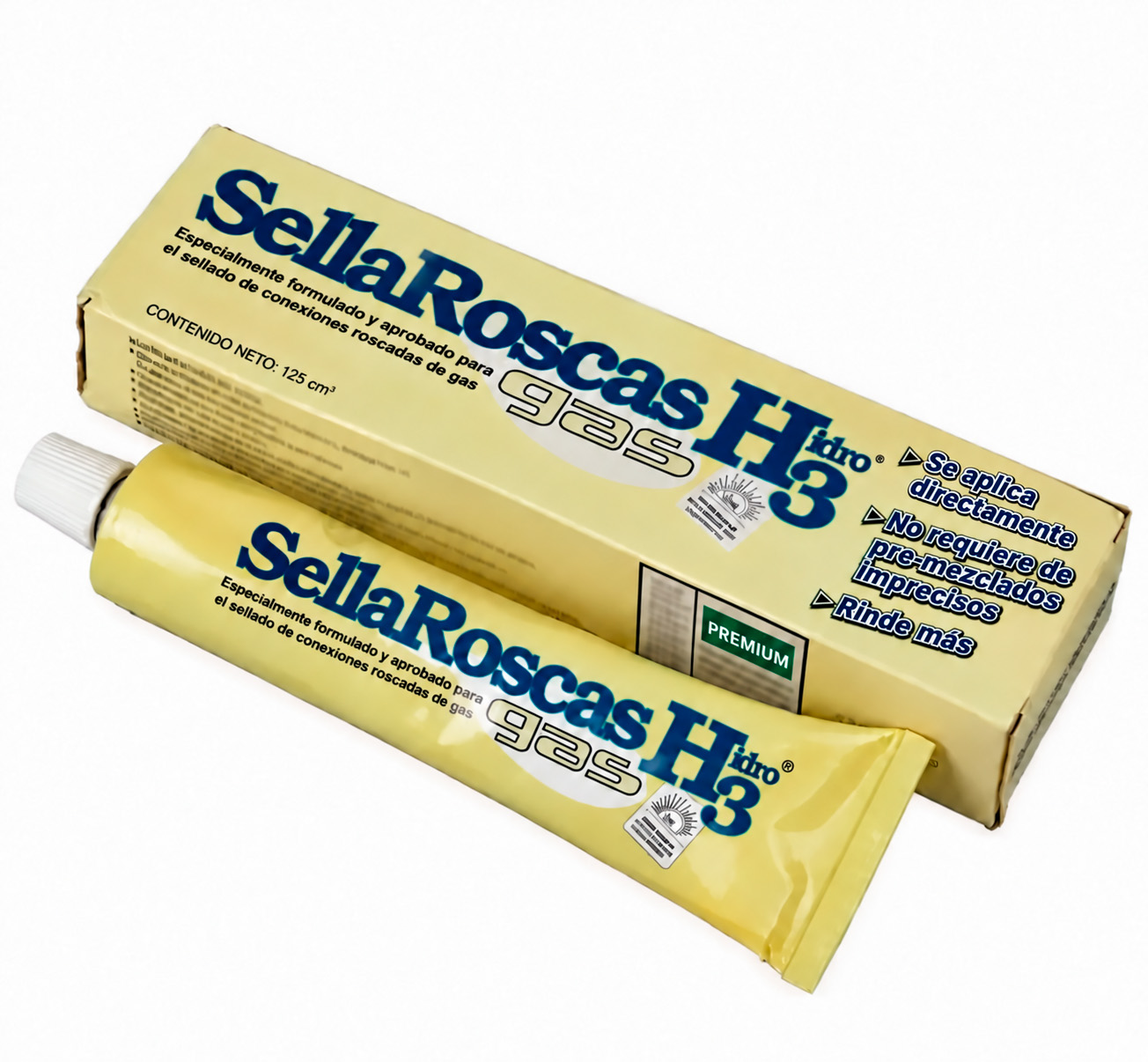 Sellador Para Roscas Hidro 3 Gas 125cc