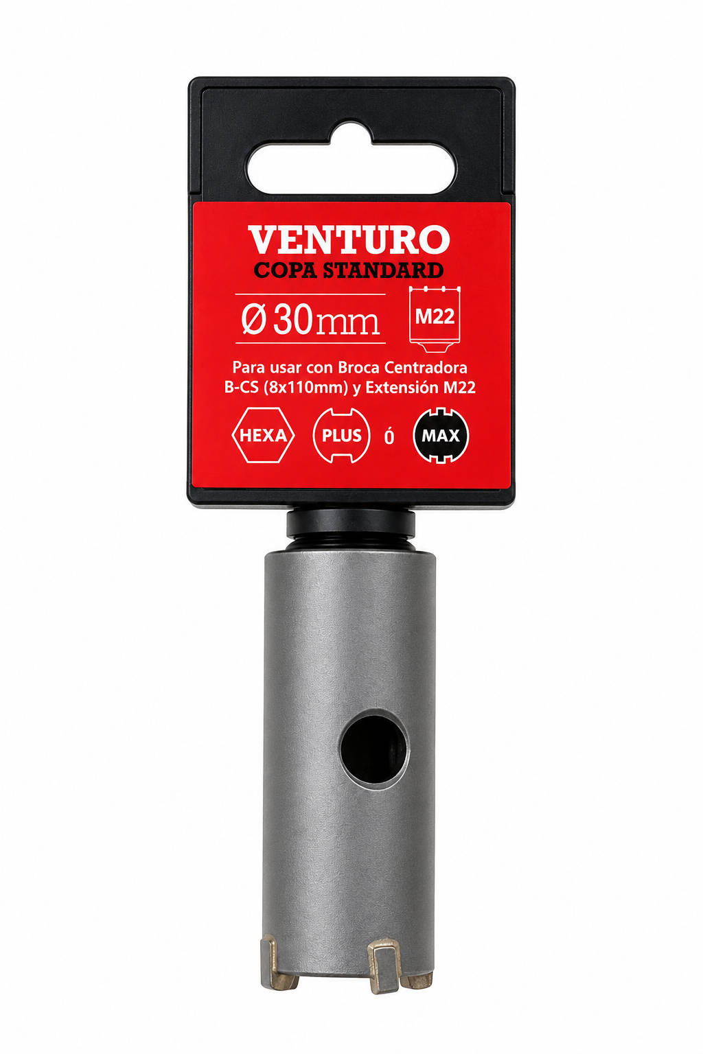 Sierra Copa Widia Venturo Ø 30mm M22 Sds Plus P/ Pared