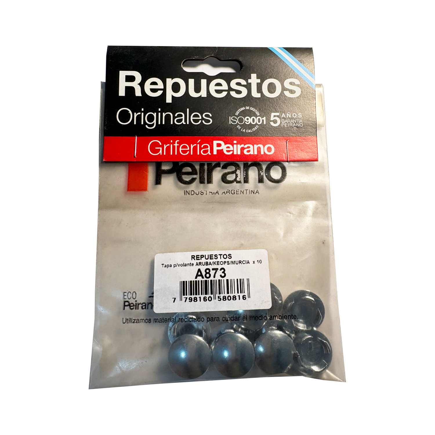 Repuesto Tapa Indicadora 10u Peirano Aruba Keops Murcia Ra873